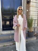 Knitvest Met Zakken 40%kidmohair