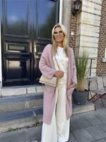 Knitvest Met Zakken 40%kidmohair