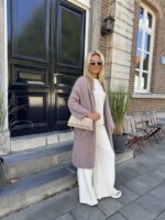 Knitvest Met Zakken 40%kidmohair