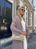 Knitvest Met Zakken 40%kidmohair