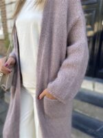 Knitvest Met Zakken 40%kidmohair