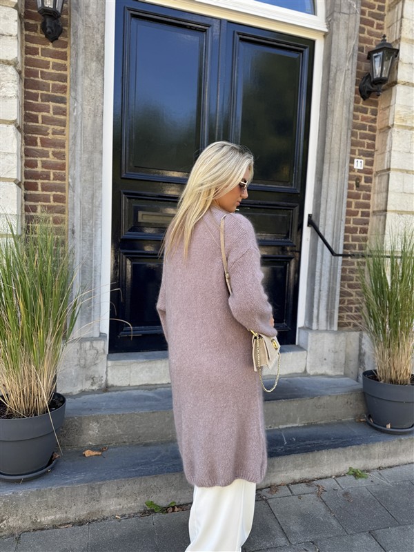 Knitvest Met Zakken 40%kidmohair