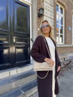 Knitvest Met Zakken 40%kidmohair