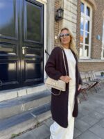 Knitvest Met Zakken 40%kidmohair