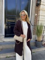 Knitvest Met Zakken 40%kidmohair