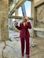 Classic Pants Vs8123 Bordeaux