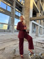 Classic Pants Vs8123 Bordeaux