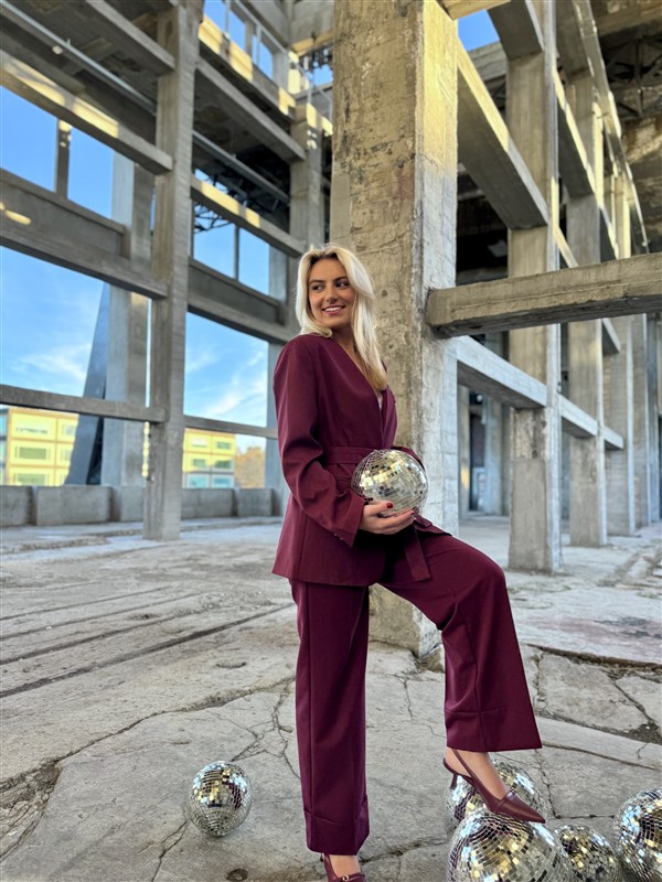 Classic Pants Vs8123 Bordeaux