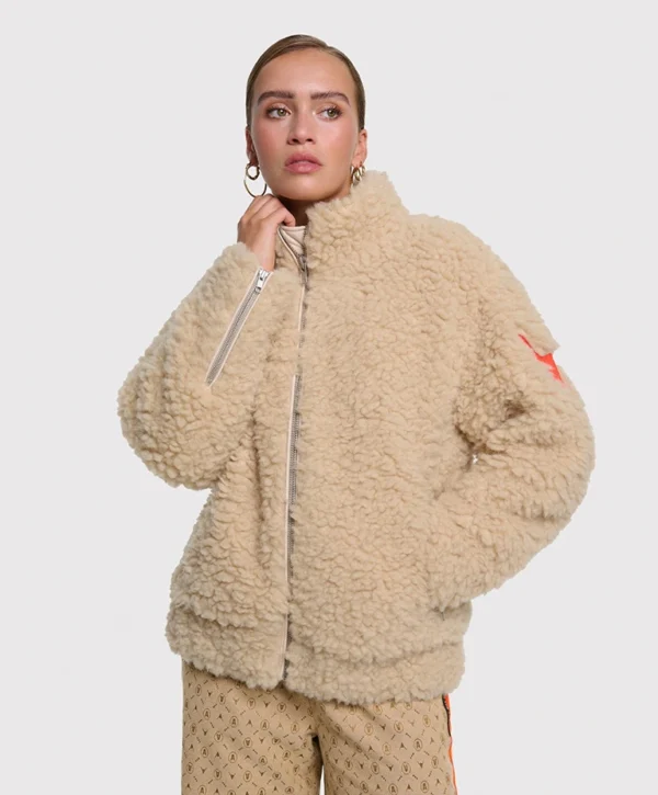 Alix Teddy Coat Ecru 2508517303