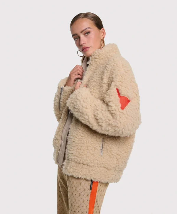 Alix Teddy Coat Ecru 2508517303