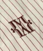 Striped Blouse Hedy Bow Bordeaux