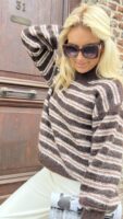 Trui Yp1821 Stripes Bruin