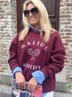 Sweater Malibu Athletics Bordeaux H2519