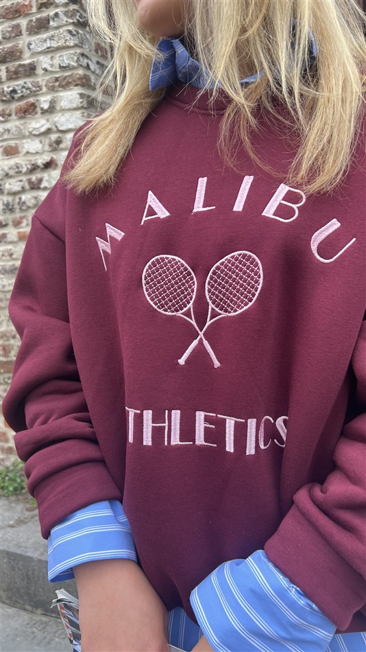 Sweater Malibu Athletics Bordeaux H2519