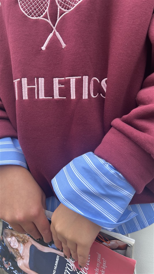 Sweater Malibu Athletics Bordeaux H2519