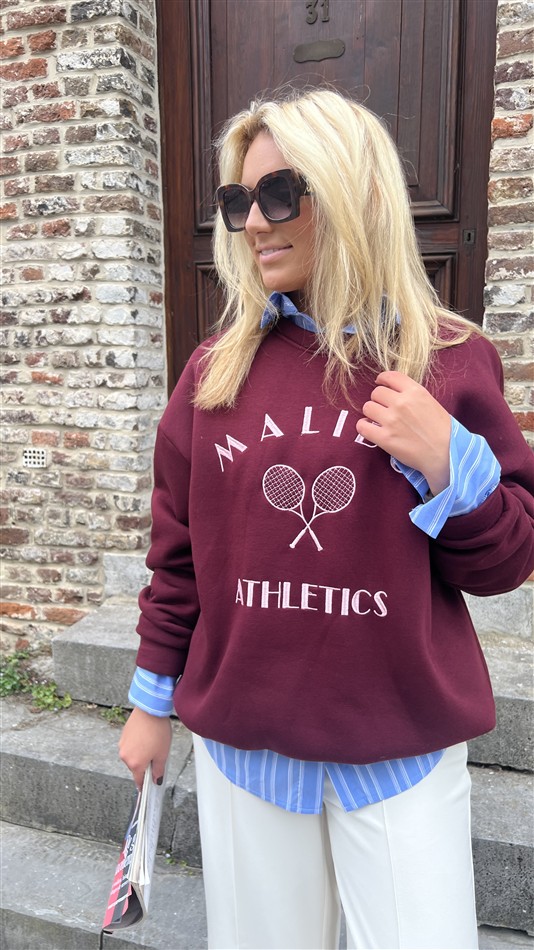 Sweater Malibu Athletics Bordeaux H2519