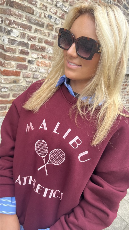 Sweater Malibu Athletics Bordeaux H2519