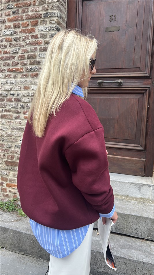 Sweater Malibu Athletics Bordeaux H2519