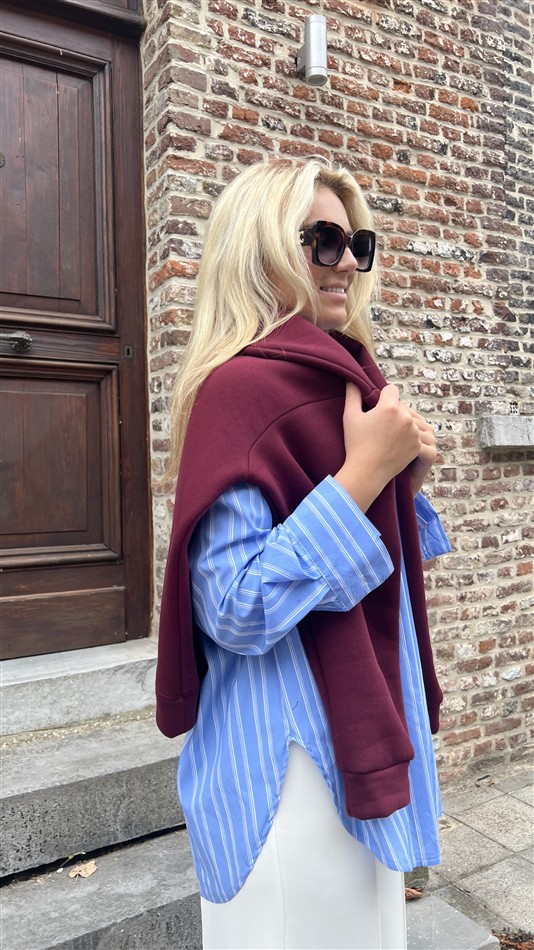 Sweater Malibu Athletics Bordeaux H2519