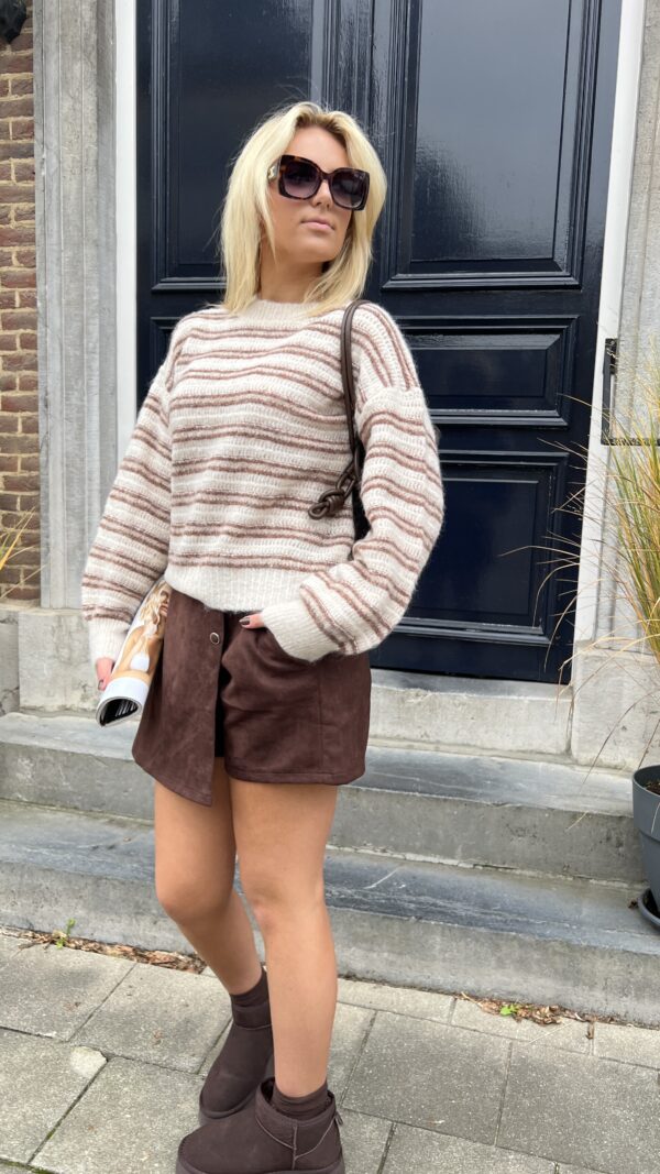 Trui Yp1821 Stripes Beige