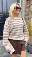 Trui Yp1821 Stripes Beige