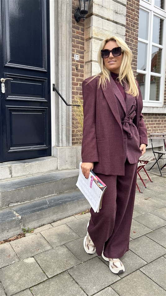 Blazer Belt Side Bordeaux L9379