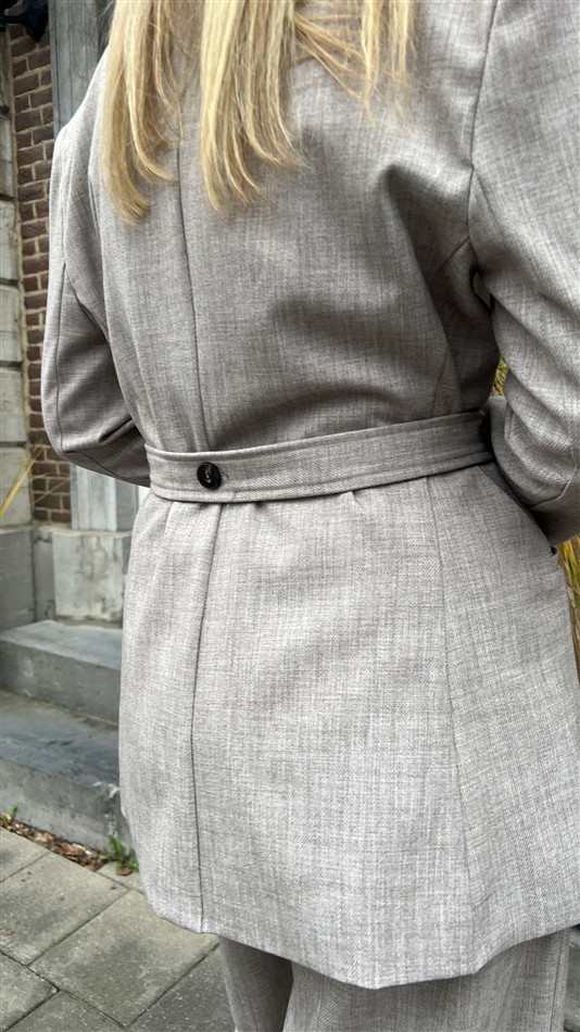 Blazer Belt Side Beige L9379