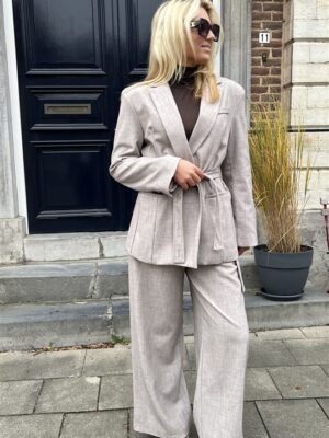 Blazer Belt Side Beige L9379