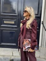 Mouwloze Gilet Bordeaux L9378