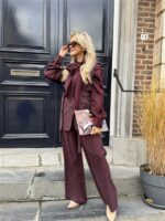 Mouwloze Gilet Bordeaux L9378