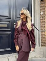 Mouwloze Gilet Bordeaux L9378