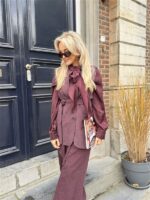 Mouwloze Gilet Bordeaux L9378