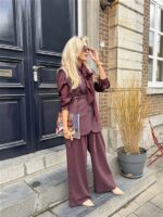 Mouwloze Gilet Bordeaux L9378