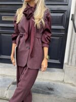 Mouwloze Gilet Bordeaux L9378