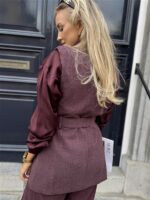 Mouwloze Gilet Bordeaux L9378