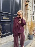 Korte Mantel Frilles Brodeaux Ld3553