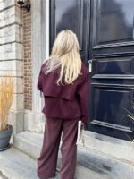 Korte Mantel Frilles Brodeaux Ld3553