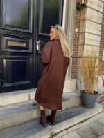 Mantel Suedine Bruin 24385