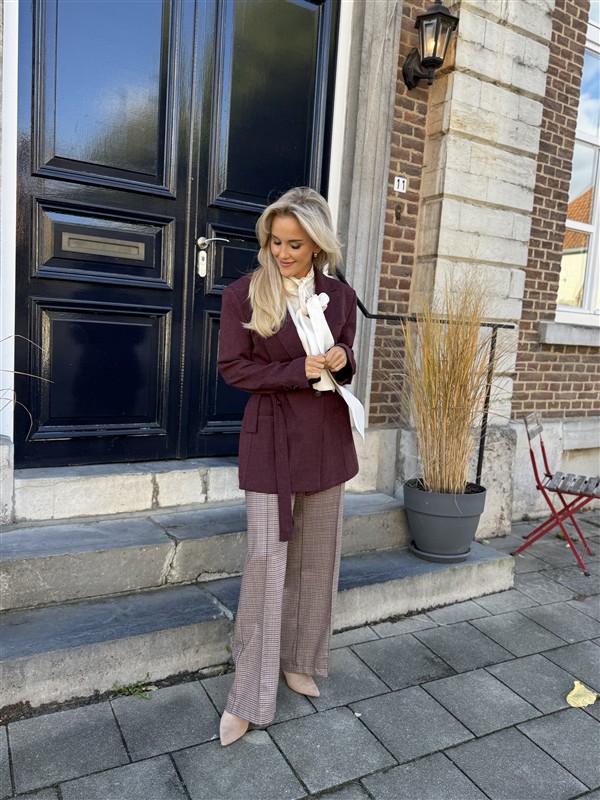 Blazer Belt Side Bordeaux L9379