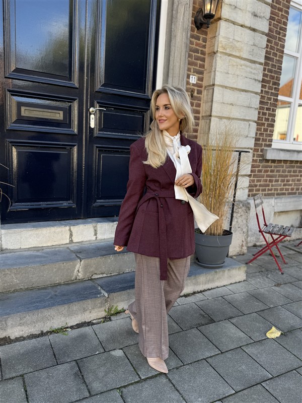 Blazer Belt Side Bordeaux L9379