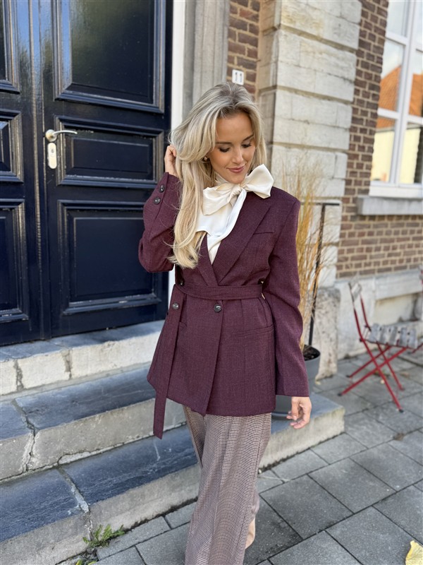 Blazer Belt Side Bordeaux L9379