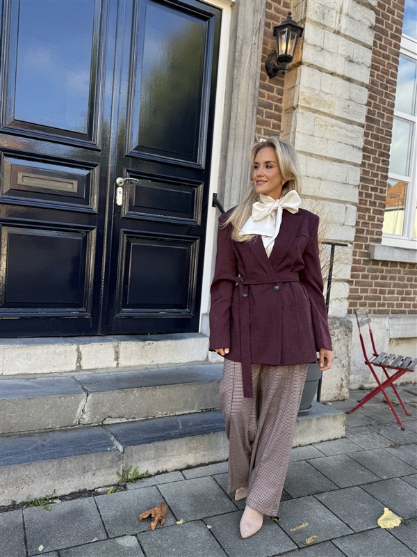 Blazer Belt Side Bordeaux L9379