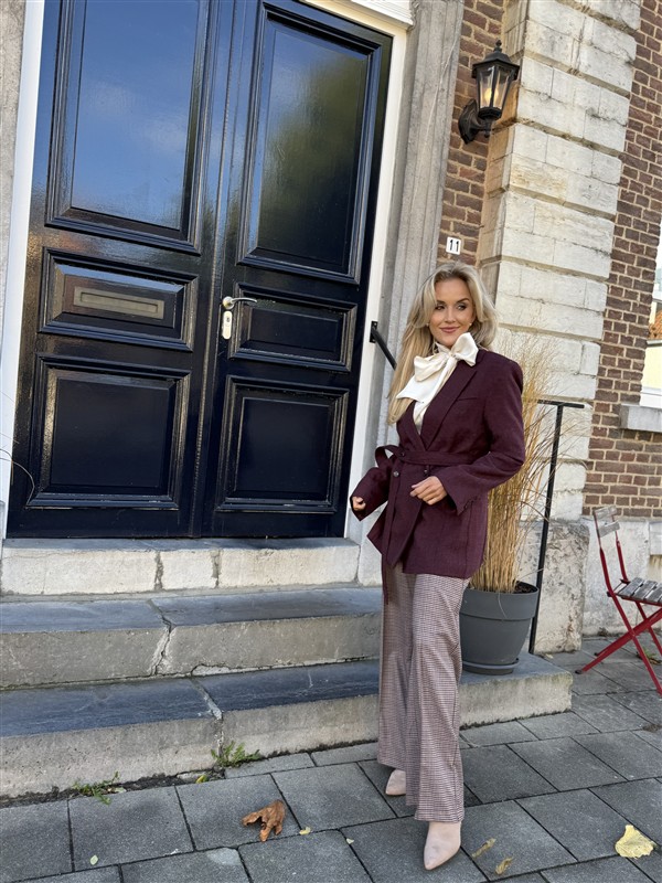 Blazer Belt Side Bordeaux L9379