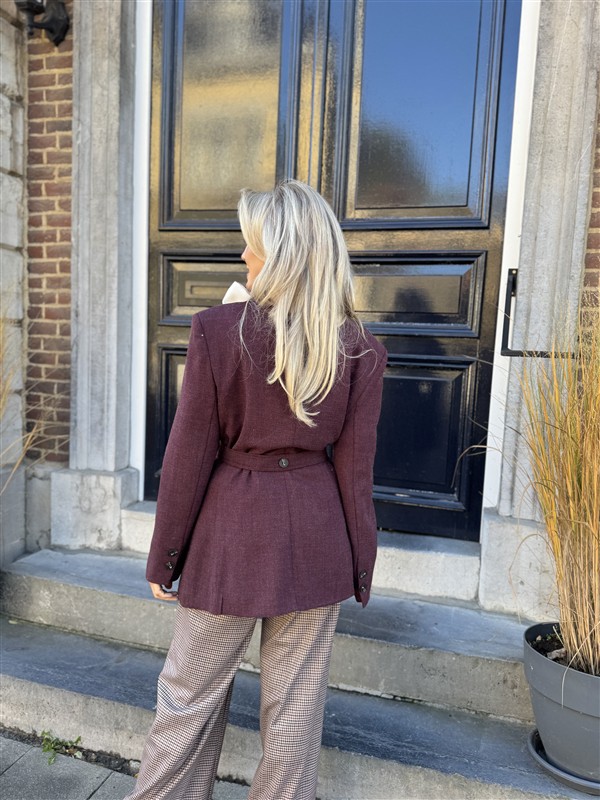 Blazer Belt Side Bordeaux L9379