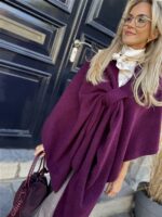 Cape Sjaal Bordeaux
