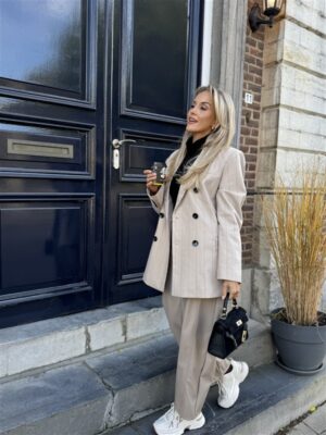 Blazer Pleun Jv-2509-0308 Pinstripe