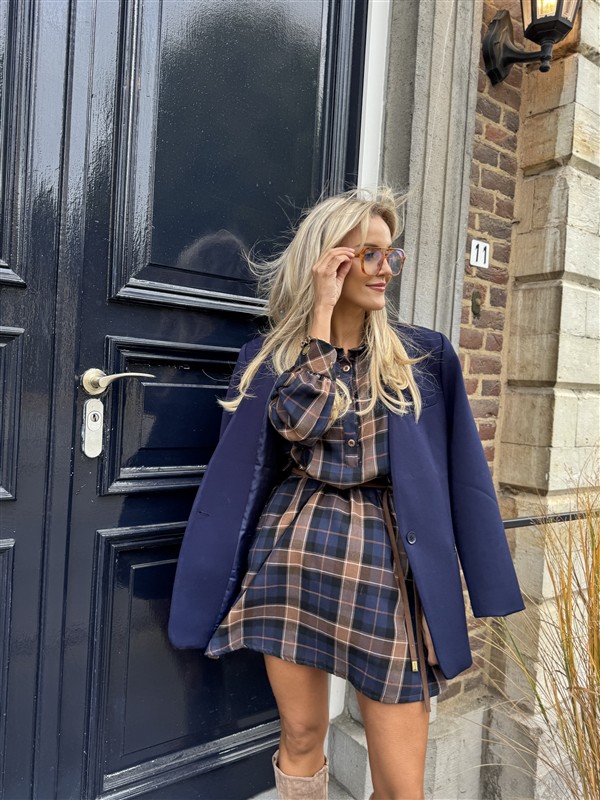 Blazer Collarless Navy 2508420334