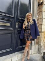 Blazer Collarless Navy 2508420334