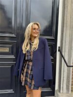 Blazer Collarless Navy 2508420334