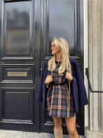 Blazer Collarless Navy 2508420334